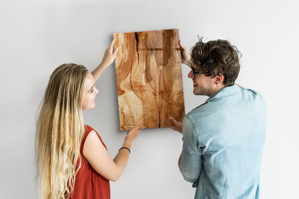 Notice board Natural wood