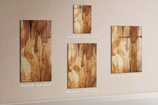 Notice board Natural wood