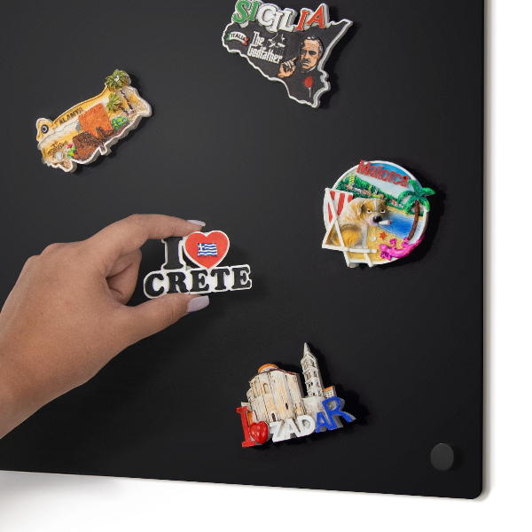 Magnetic board for vacation magnets