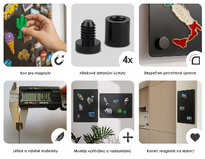 Magnetic board for vacation magnets
