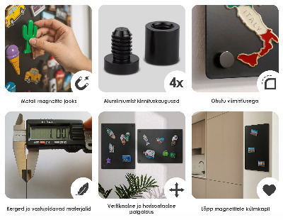 Magnetic board for vacation magnets