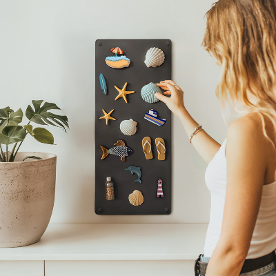 Magnetic board for vacation magnets