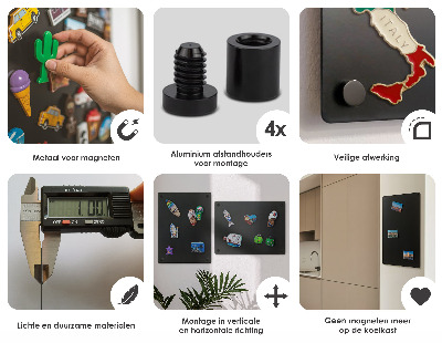 Magnetic board for vacation magnets