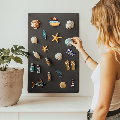 Magnetic board for vacation magnets