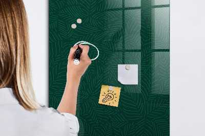 Dry erase board magnetic Stylish board for photos and notes
