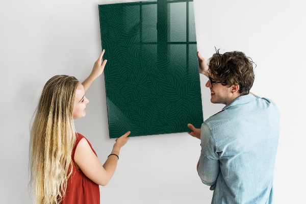 Dry erase board magnetic Stylish board for photos and notes