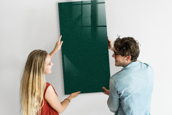 Dry erase board magnetic Stylish board for photos and notes