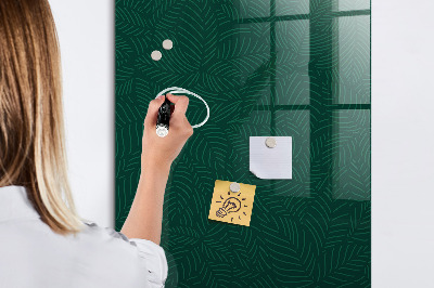Dry erase board magnetic Stylish board for photos and notes