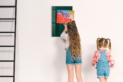 Dry erase board magnetic Stylish board for photos and notes
