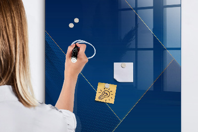 Magnetic dry erase board Modern board for photos and notes
