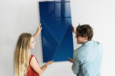 Magnetic dry erase board Modern board for photos and notes