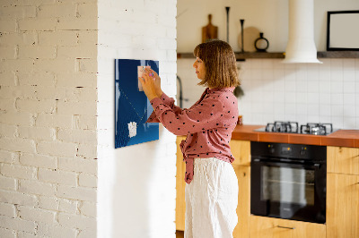 Magnetic dry erase board Modern board for photos and notes
