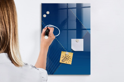 Magnetic dry erase board Modern board for photos and notes