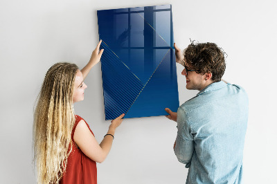 Magnetic dry erase board Modern board for photos and notes