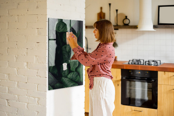 Dry erase board magnetic Green board for notes and photos