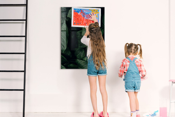Dry erase board magnetic Green board for notes and photos