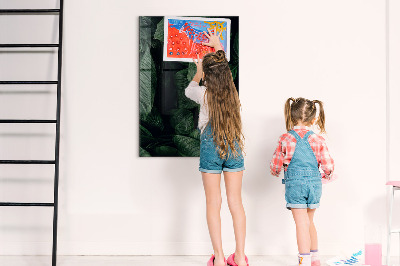Dry erase board magnetic Green board for notes and photos