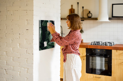 Dry erase board magnetic Green board for notes and photos