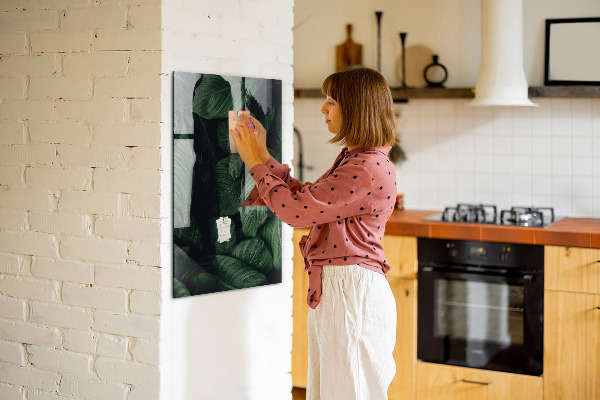 Dry erase board magnetic Green board for notes and photos