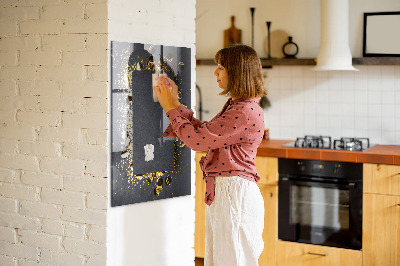 Magnetic dry erase board A stylish board for notes and photos