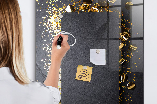 Magnetic dry erase board A stylish board for notes and photos