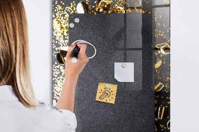 Magnetic dry erase board A stylish board for notes and photos