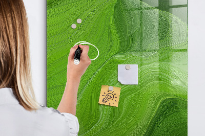 Dry erase board magnetic Green board for photos and notes