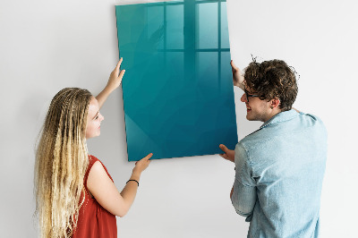 Magnetic dry erase board Modular board for notes and photos