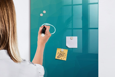 Magnetic dry erase board Modular board for notes and photos