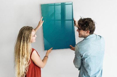 Magnetic dry erase board Modular board for notes and photos