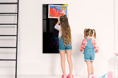 Dry erase board magnetic A colorful board for presenting photos