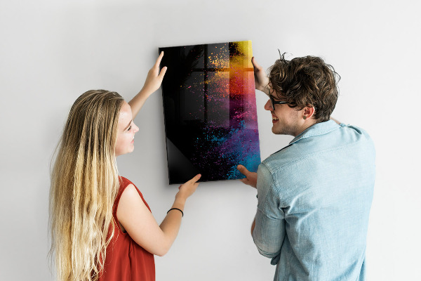 Dry erase board magnetic A colorful board for presenting photos