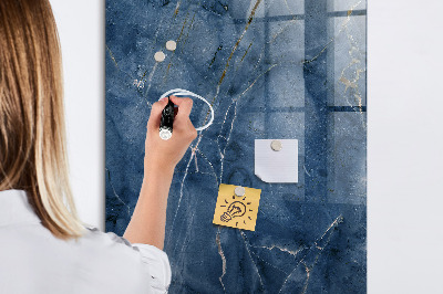 Magnetic dry erase board Modern board for notes and photos