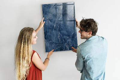 Magnetic dry erase board Modern board for notes and photos