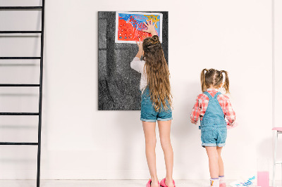Dry erase board magnetic Modern board for notes and photos
