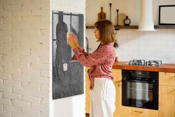 Dry erase board magnetic Modern board for notes and photos