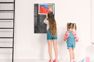 Dry erase board magnetic Modern board for notes and photos