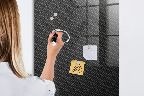 Magnetic dry erase board Stylish board for photos and notes