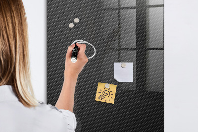 Magnetic dry erase board Stylish board for photos and notes