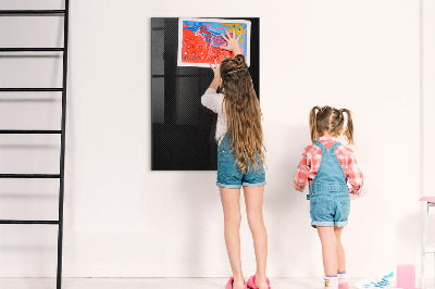 Magnetic dry erase board Stylish board for photos and notes