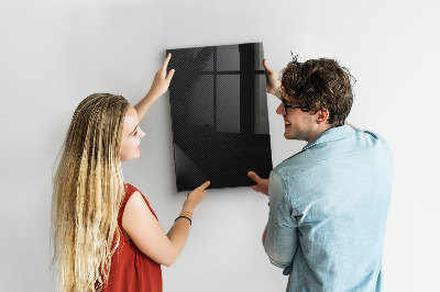 Magnetic dry erase board Stylish board for photos and notes