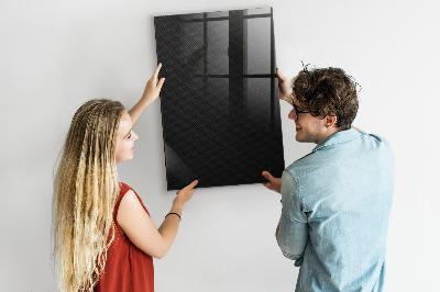 Magnetic dry erase board Stylish board for photos and notes