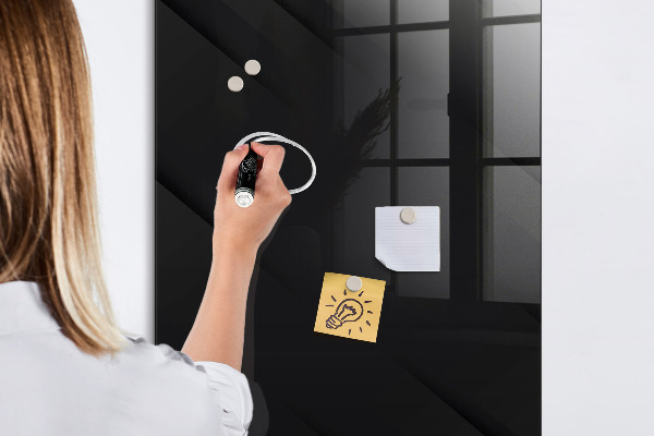 Dry erase board magnetic Modern board for notes and photos