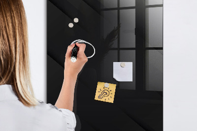 Dry erase board magnetic Modern board for notes and photos