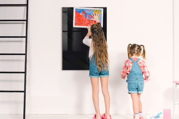 Dry erase board magnetic Modern board for notes and photos