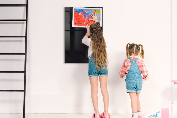 Dry erase board magnetic Modern board for notes and photos
