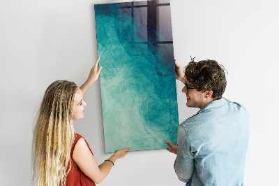 Magnetic dry erase board A colorful board for photos and notes