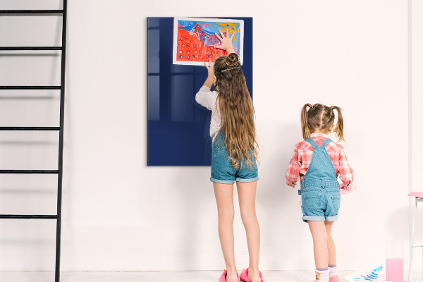 Magnetic dry erase board Magnetic board for photos and notes