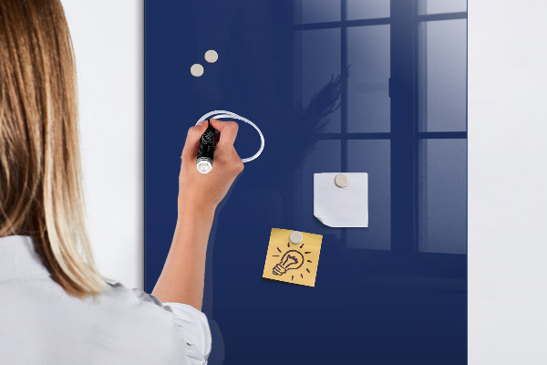 Magnetic dry erase board Magnetic board for photos and notes