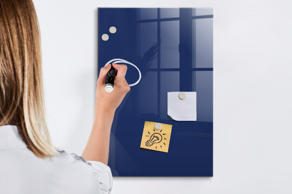 Magnetic dry erase board Magnetic board for photos and notes